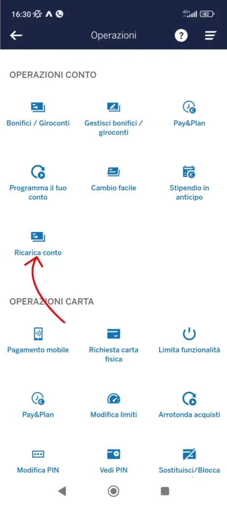 Ricarica bbva